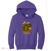 Funny Alligator Alcatraz Kids Hoodie thumb 0
