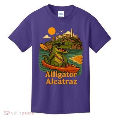 Funny Alligator Alcatraz Kids T-Shirt