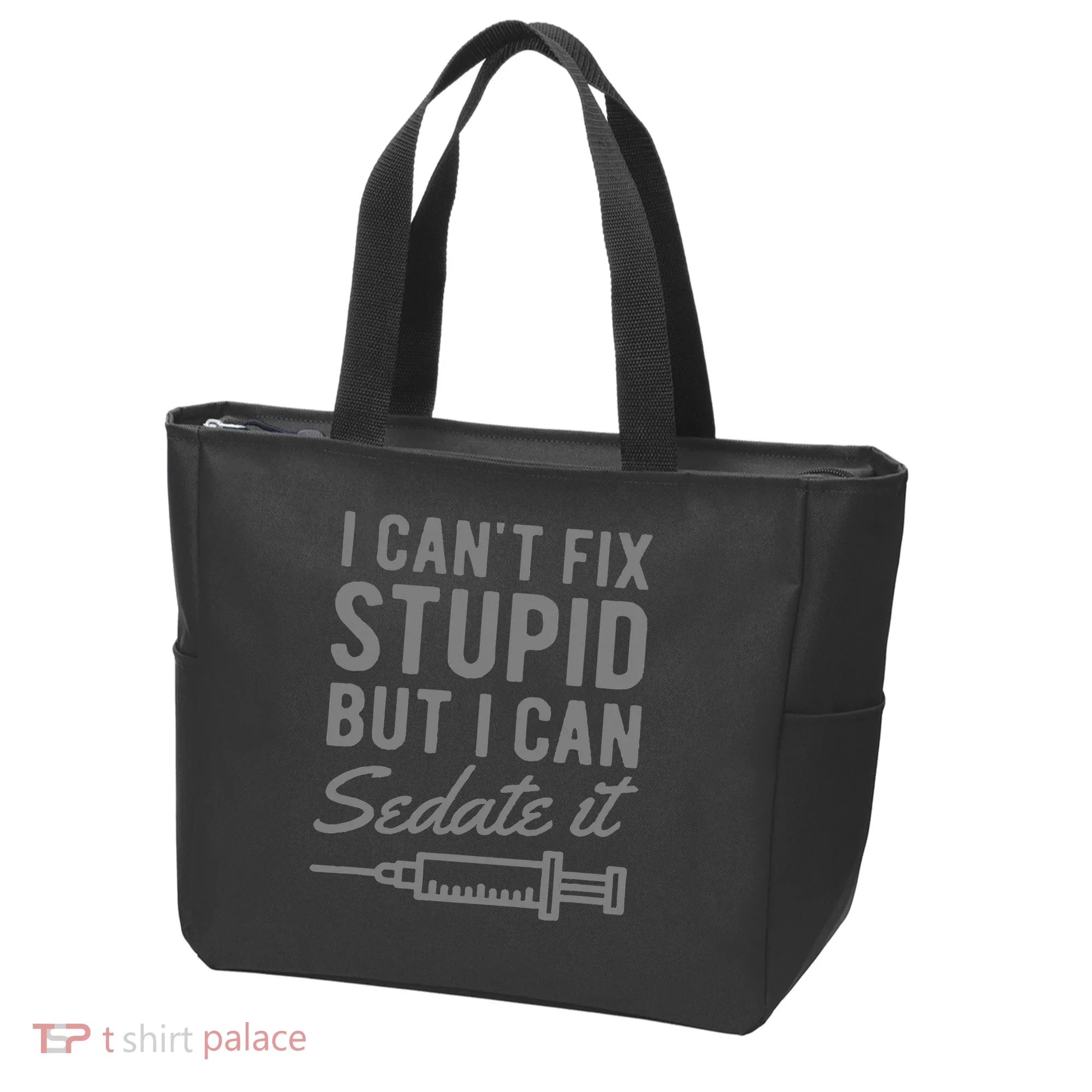 Funny Anesthesiologist Anesthesia Gift Fix Stupid Tote Bag