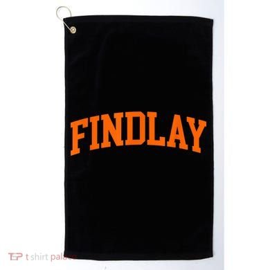 Findlay Arch Athletic College University Alumni Style Golf Towel