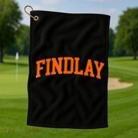 Findlay Arch Athletic College University Alumni Style Golf Towel thumb 1