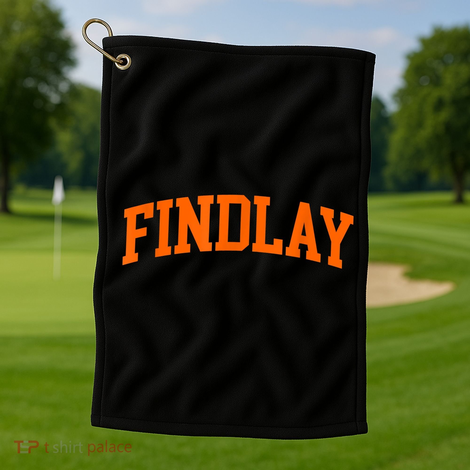 Findlay Arch Athletic College University Alumni Style Golf Towel