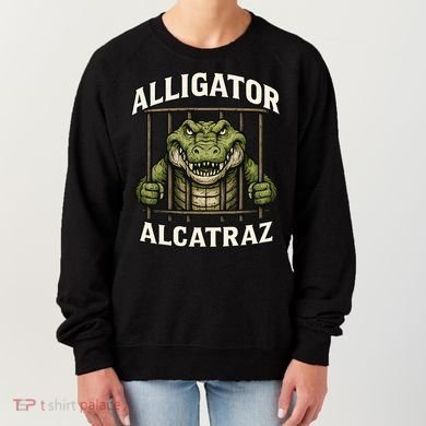 Funny Alligator Alcatraz Jail Prison Gator Women's Sweatshirt