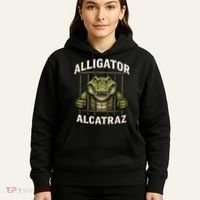 Funny Alligator Alcatraz Jail Prison Gator Hoodie thumb 5