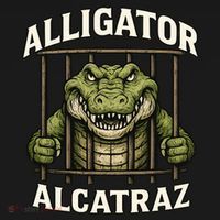 Funny Alligator Alcatraz Jail Prison Gator Long Sleeve Shirt thumb 2