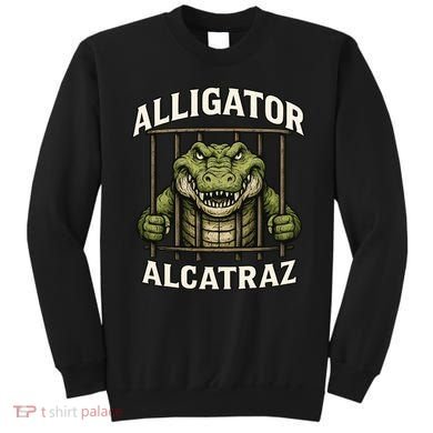 Funny Alligator Alcatraz Jail Prison Gator Sweatshirt