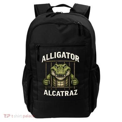 Funny Alligator Alcatraz Jail Prison Gator Backpack