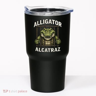 Funny Alligator Alcatraz Jail Prison Gator Tumbler