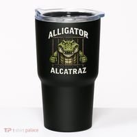 Funny Alligator Alcatraz Jail Prison Gator Tumbler thumb 0