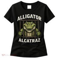 Funny Alligator Alcatraz Jail Prison Gator Women's T-Shirt thumb 0