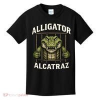Funny Alligator Alcatraz Jail Prison Gator Kids T-Shirt thumb 0