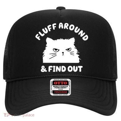 Fluff Around And Find Out Funny Angry Cat Hat