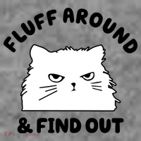 Fluff Around And Find Out Funny Angry Cat Women's Tank Top thumb 5