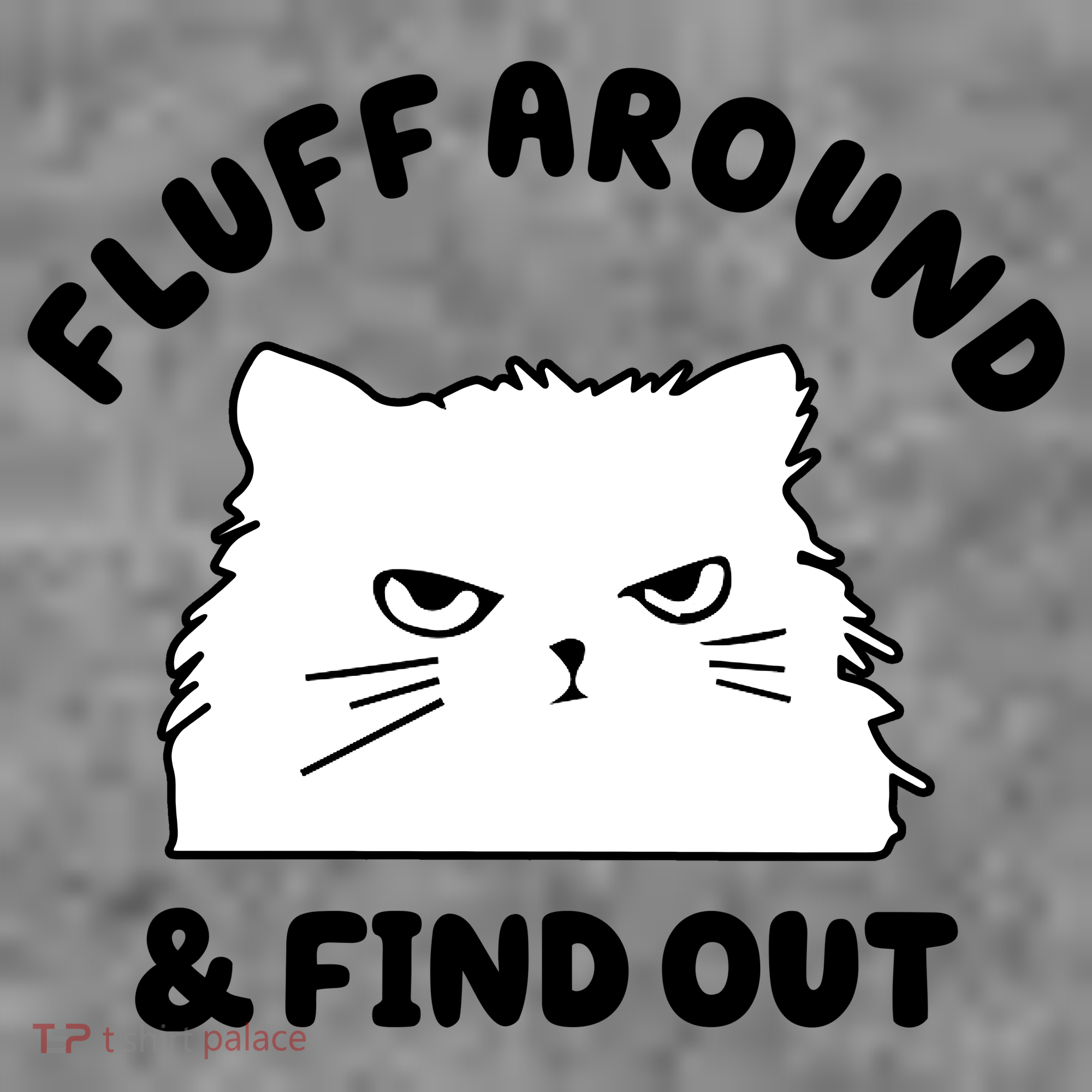 Fluff Around And Find Out Funny Angry Cat Baby Bodysuit