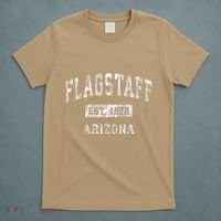 Flagstaff Arizona Az Vintage Established T-Shirt thumb 5
