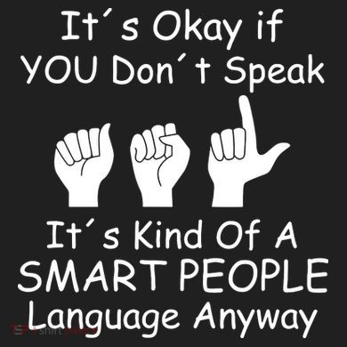 Funny ASL American Sign Language Comfort Colors Boxy T-Shirt