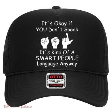 Funny ASL American Sign Language Hat