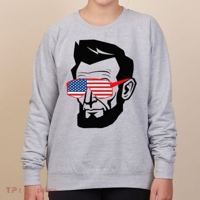 Funny Abraham Abe Lincoln July 4th Funny Women's Sweatshirt