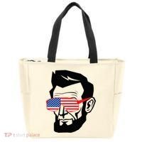 Funny Abraham Abe Lincoln July 4th Funny Tote Bag thumb 0