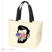 Funny Abraham Abe Lincoln July 4th Funny Tote Bag thumb 3