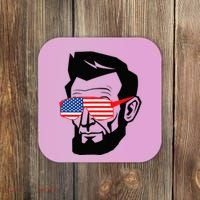 Funny Abraham Abe Lincoln July 4th Funny Coaster thumb 0