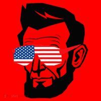 Funny Abraham Abe Lincoln July 4th Funny Santa Hat thumb 1