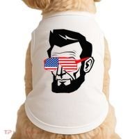 Funny Abraham Abe Lincoln July 4th Funny Doggie Tank thumb 0
