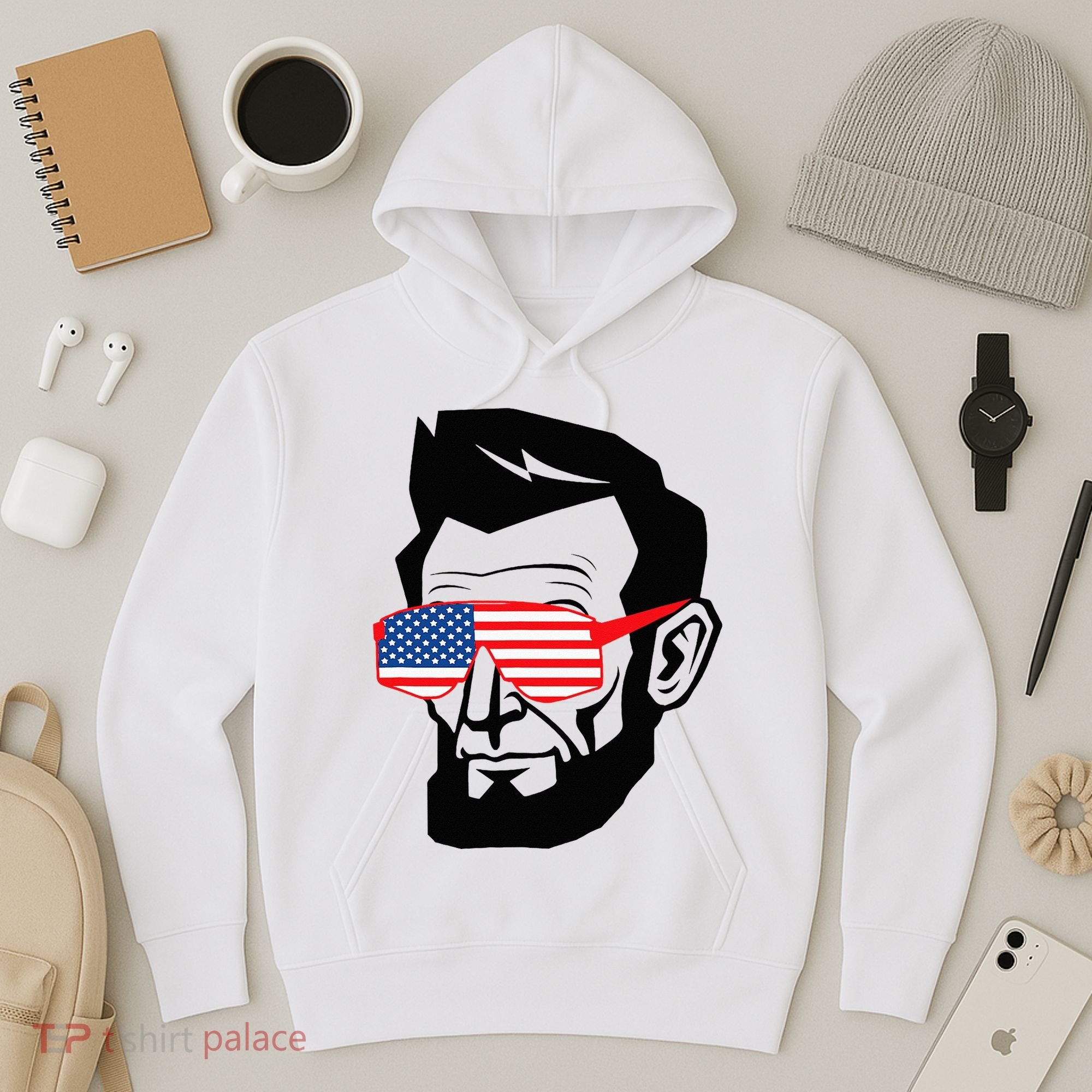 Funny Abraham Abe Lincoln July 4th Funny Hoodie