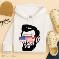 Funny Abraham Abe Lincoln July 4th Funny Hoodie thumb 4