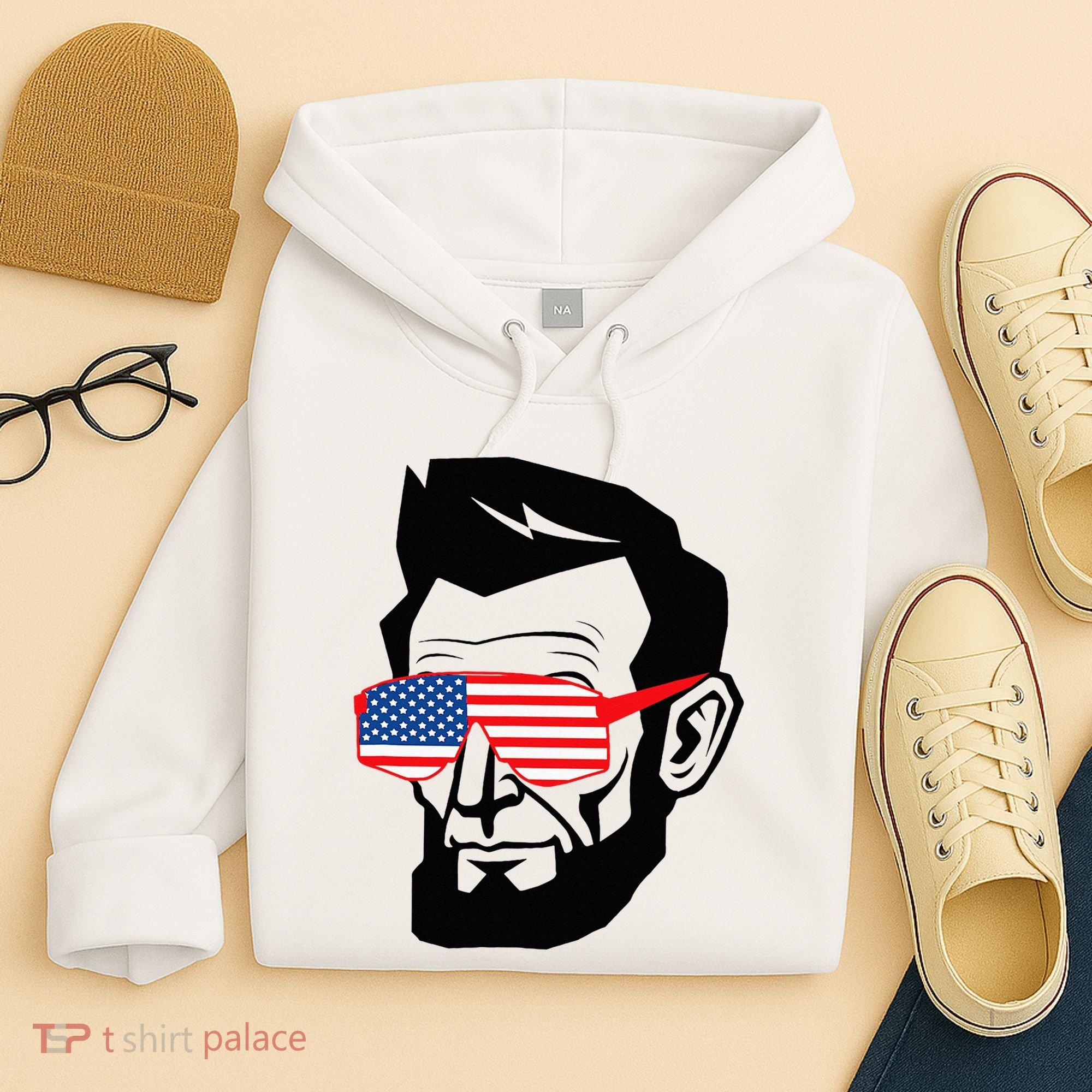 Funny Abraham Abe Lincoln July 4th Funny Hoodie