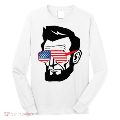 Funny Abraham Abe Lincoln July 4th Funny Long Sleeve Shirt