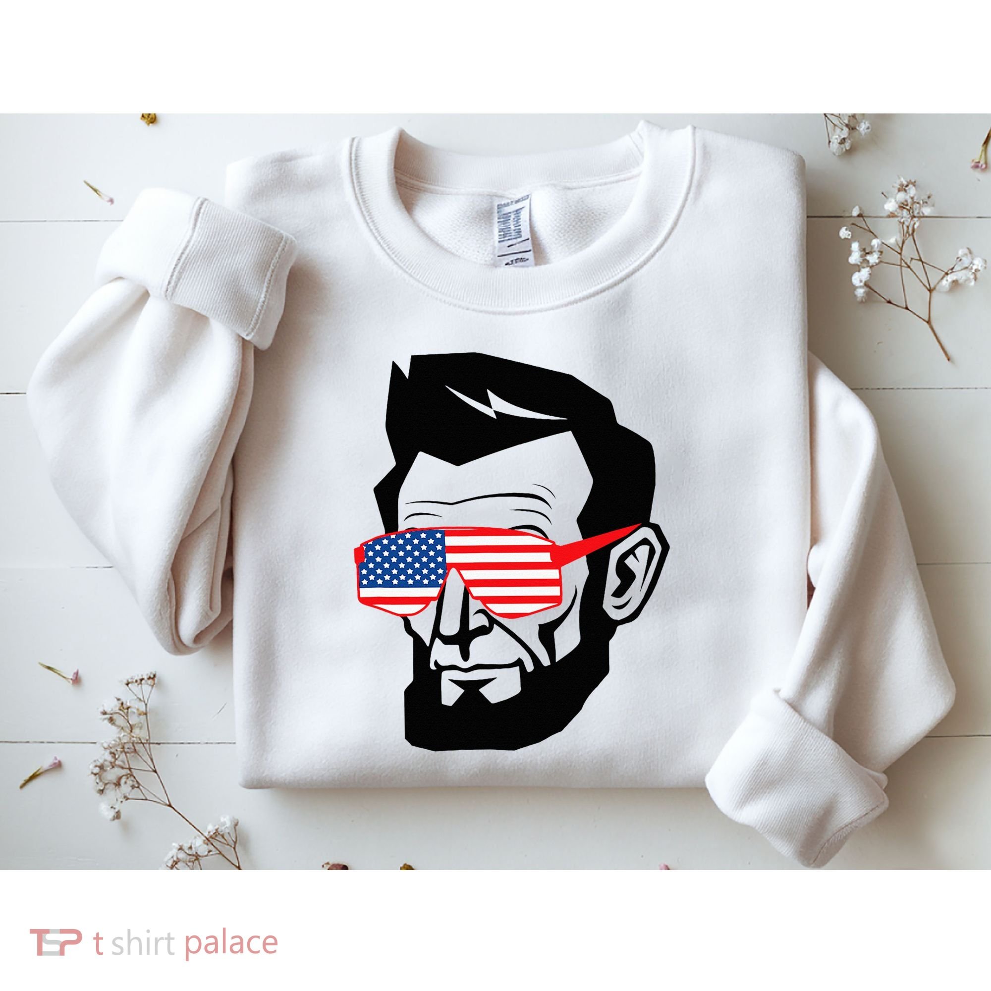 Funny Abraham Abe Lincoln July 4th Funny Sweatshirt