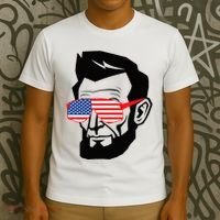 Funny Abraham Abe Lincoln July 4th Funny T-Shirt thumb 3