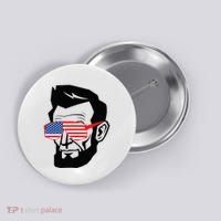 Funny Abraham Abe Lincoln July 4th Funny Button thumb 0