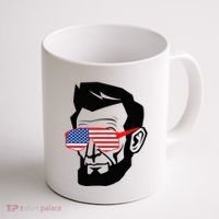 Funny Abraham Abe Lincoln July 4th Funny Coffee Mug thumb 1