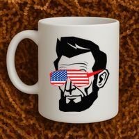 Funny Abraham Abe Lincoln July 4th Funny Coffee Mug thumb 2