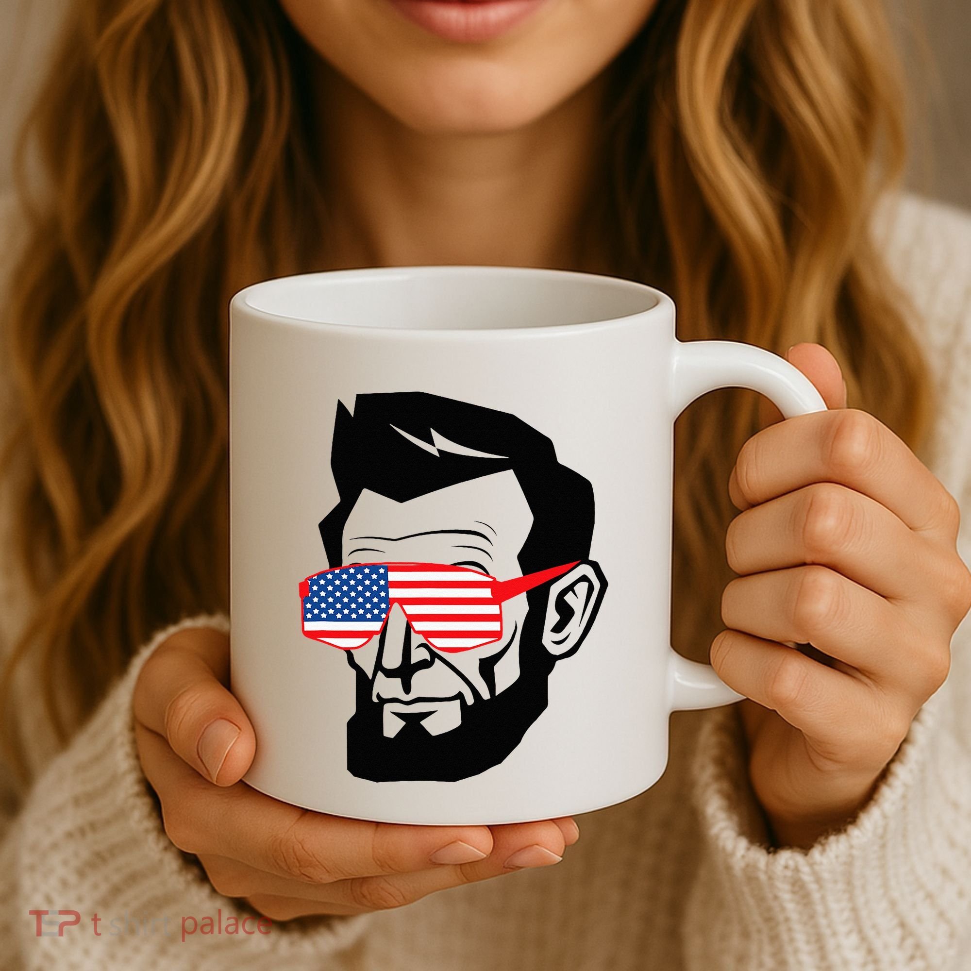 Funny Abraham Abe Lincoln July 4th Funny Coffee Mug