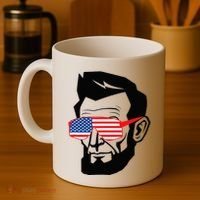 Funny Abraham Abe Lincoln July 4th Funny Coffee Mug thumb 4