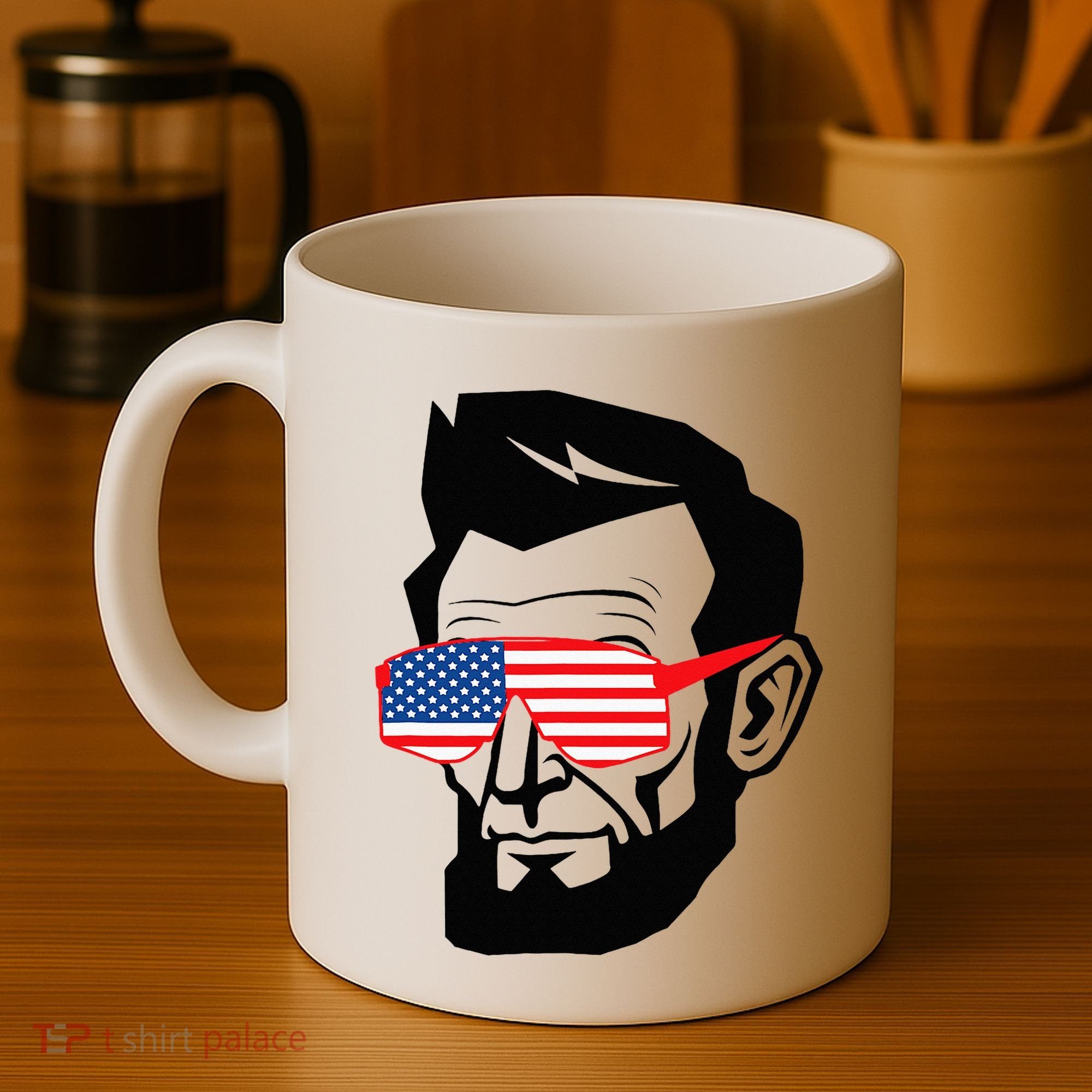 Funny Abraham Abe Lincoln July 4th Funny Coffee Mug