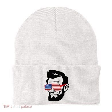 Funny Abraham Abe Lincoln July 4th Funny Beanie