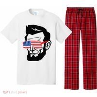 Funny Abraham Abe Lincoln July 4th Funny Pajama Set thumb 0