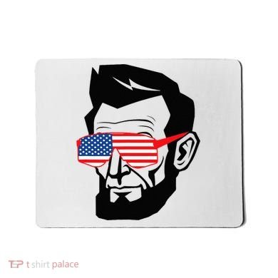 Funny Abraham Abe Lincoln July 4th Funny Mousepad