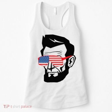 Funny Abraham Abe Lincoln July 4th Funny Women's Tank Top