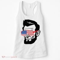 Funny Abraham Abe Lincoln July 4th Funny Women's Tank Top thumb 0