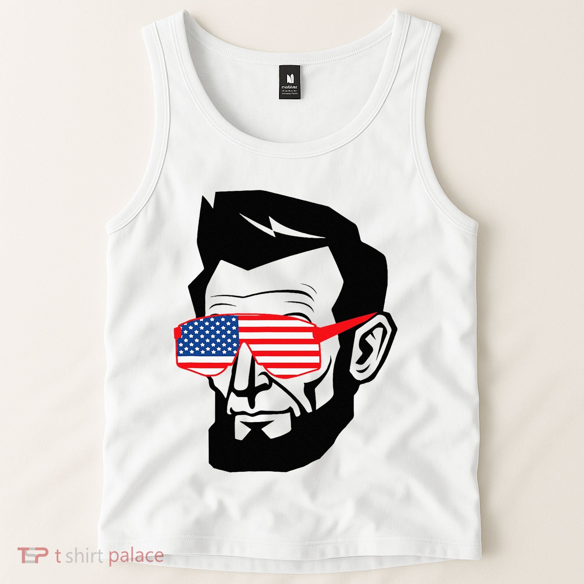 Funny Abraham Abe Lincoln July 4th Funny Tank Top