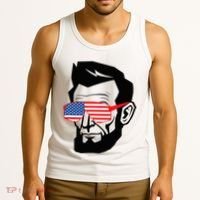 Funny Abraham Abe Lincoln July 4th Funny Tank Top thumb 3