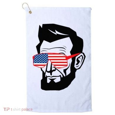 Funny Abraham Abe Lincoln July 4th Funny Golf Towel