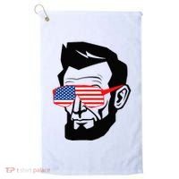 Funny Abraham Abe Lincoln July 4th Funny Golf Towel thumb 0