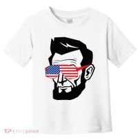 Funny Abraham Abe Lincoln July 4th Funny Toddler T-Shirt thumb 0