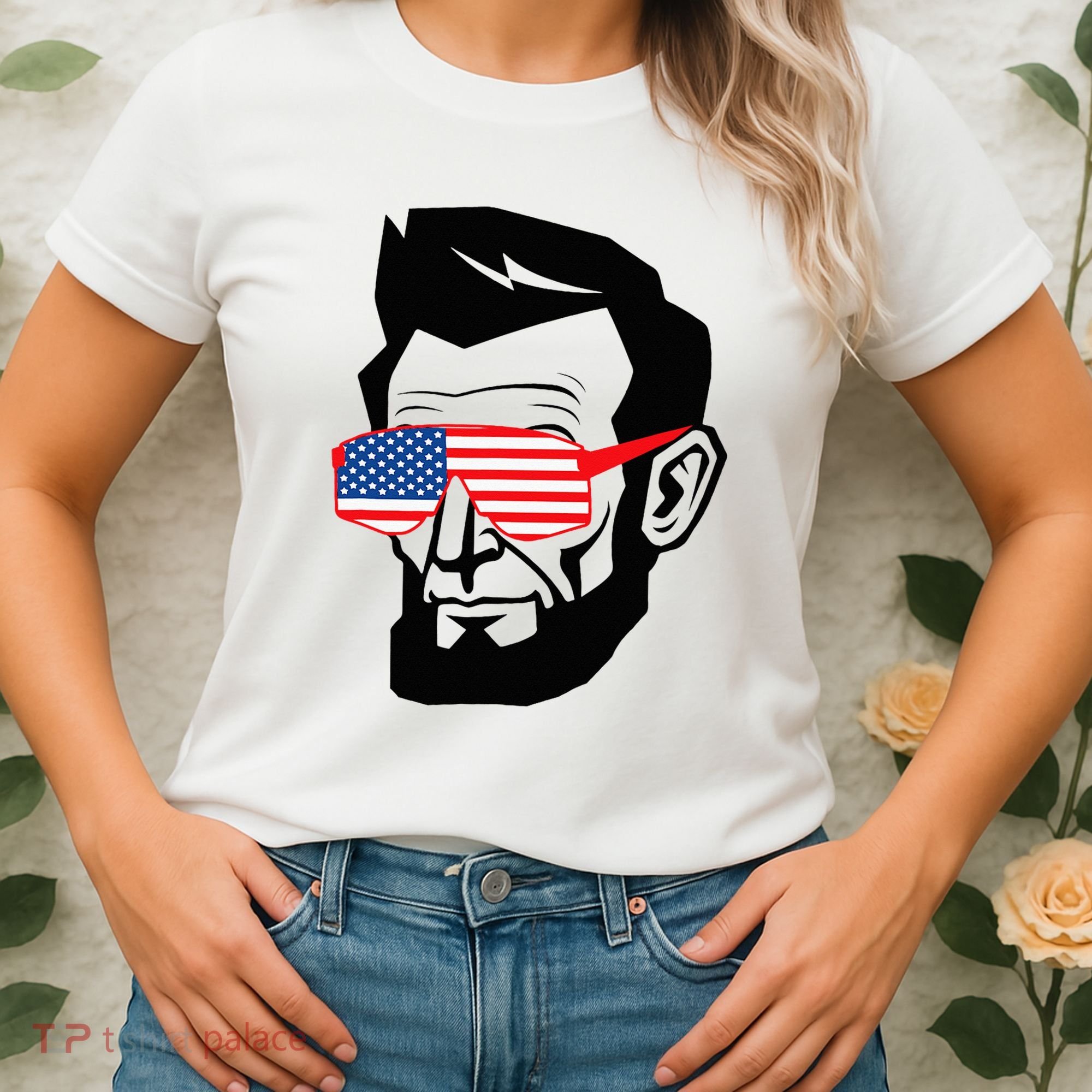 Funny Abraham Abe Lincoln July 4th Funny Women's T-Shirt